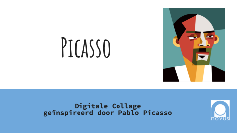 Digitale collage: Pablo Picasso